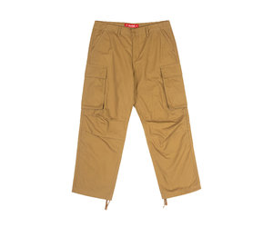 Frosted Corduroy Cargo Pants - Forest Green