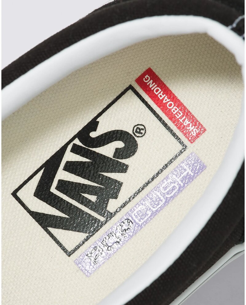 Vans MEN'S SKATE SLIP-ON BLACK/WHITE