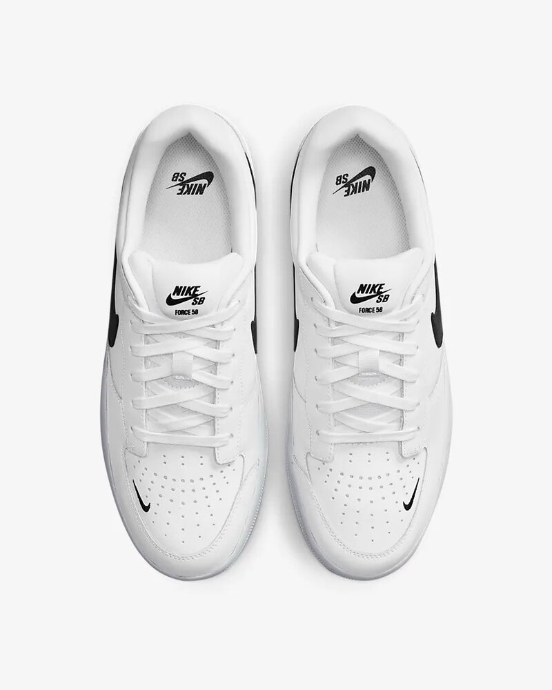 Nike SB MEN'S SB FORCE 58 PREMIUM WHITE/BLACK
