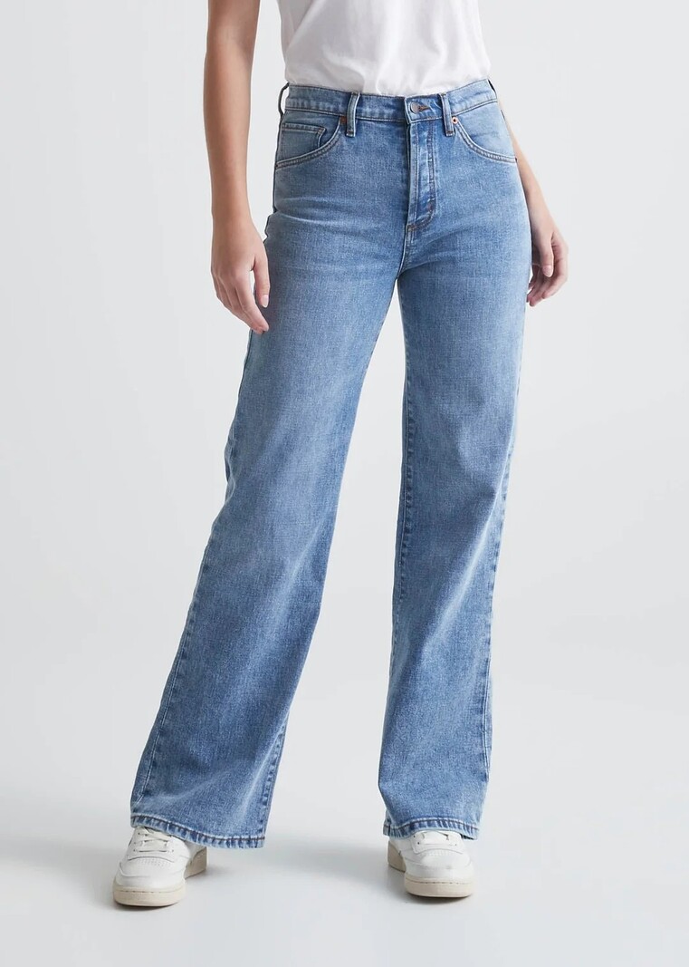 Du/er FEMMES MIDWEIGHT PERFORMANCE LARGE VINTAGE BLUE
