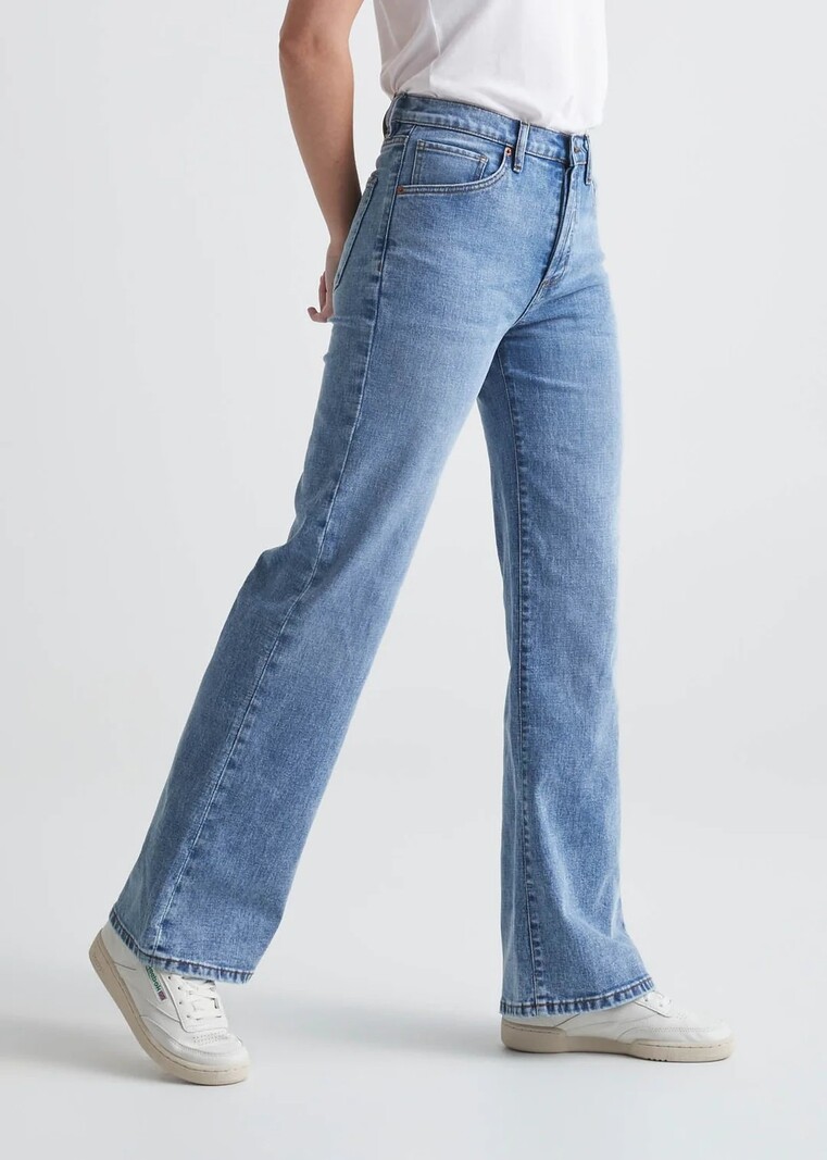 Du/er FEMMES MIDWEIGHT PERFORMANCE LARGE VINTAGE BLUE