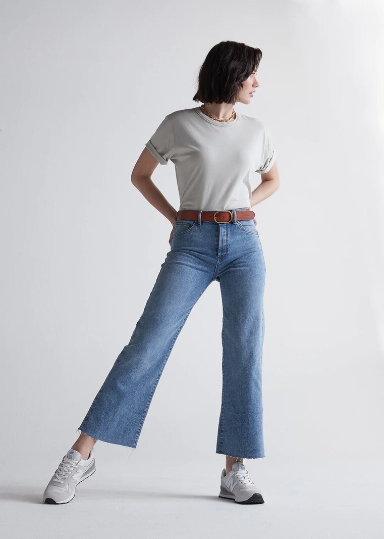 Du/er FEMMES MIDWEIGHT PERFORMANCE LARGE VINTAGE BLUE