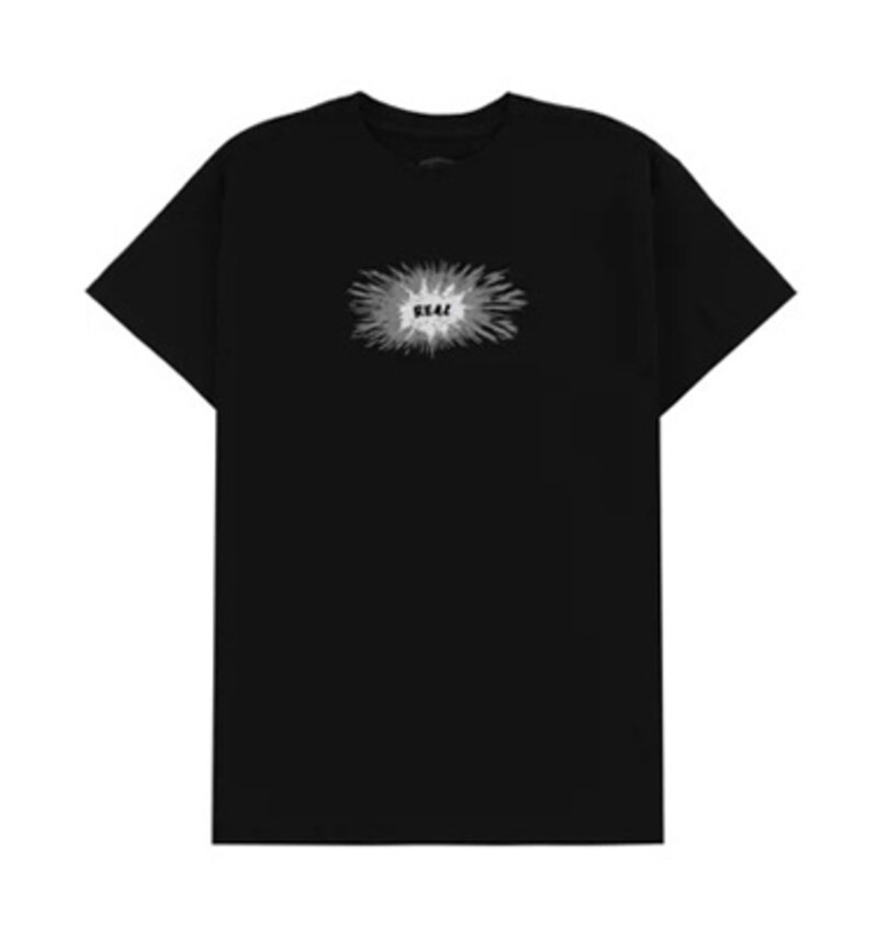 Real MEN'S DETONATE SHORT SLEEVE T-SHIRT BLACK