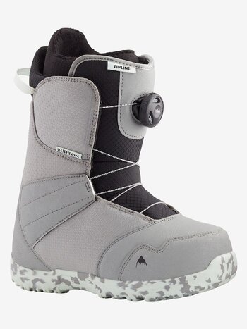 Burton JUNIOR ZIPLINE BOA GRAY/NEO MINT