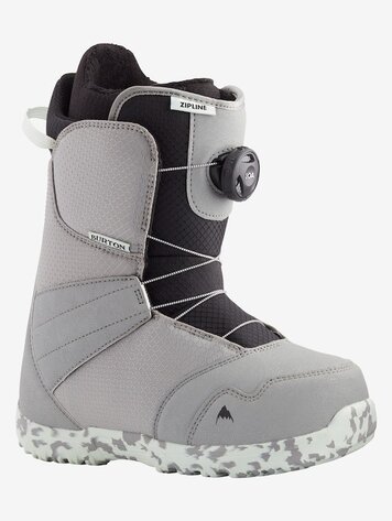 Burton YOUTH ZIPLINE BOA GRAY/NEO MINT