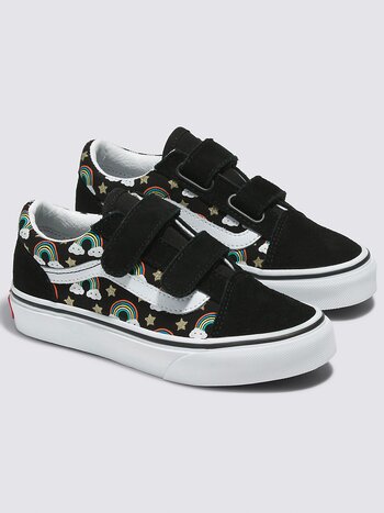 Vans YOUTH OLD SKOOL V RAD RAINBOW BLACK/MULTI
