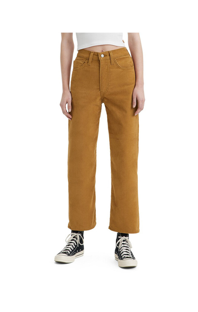 Levis WOMEN'S RIBCAGE STR ANKLE ZIP DIJON