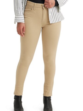Levis WOMEN'S HIGH RISE SKINNY 721 TRAVERTINE TWILL