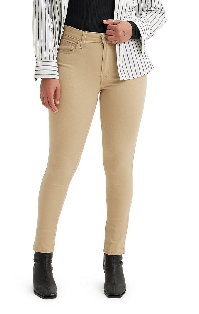 Levis FEMMES HIGH RISE SKINNY 721 TRAVERTINE TWILL
