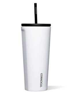 Corkcicle COLD CUP 24oz GLOSS WHITE