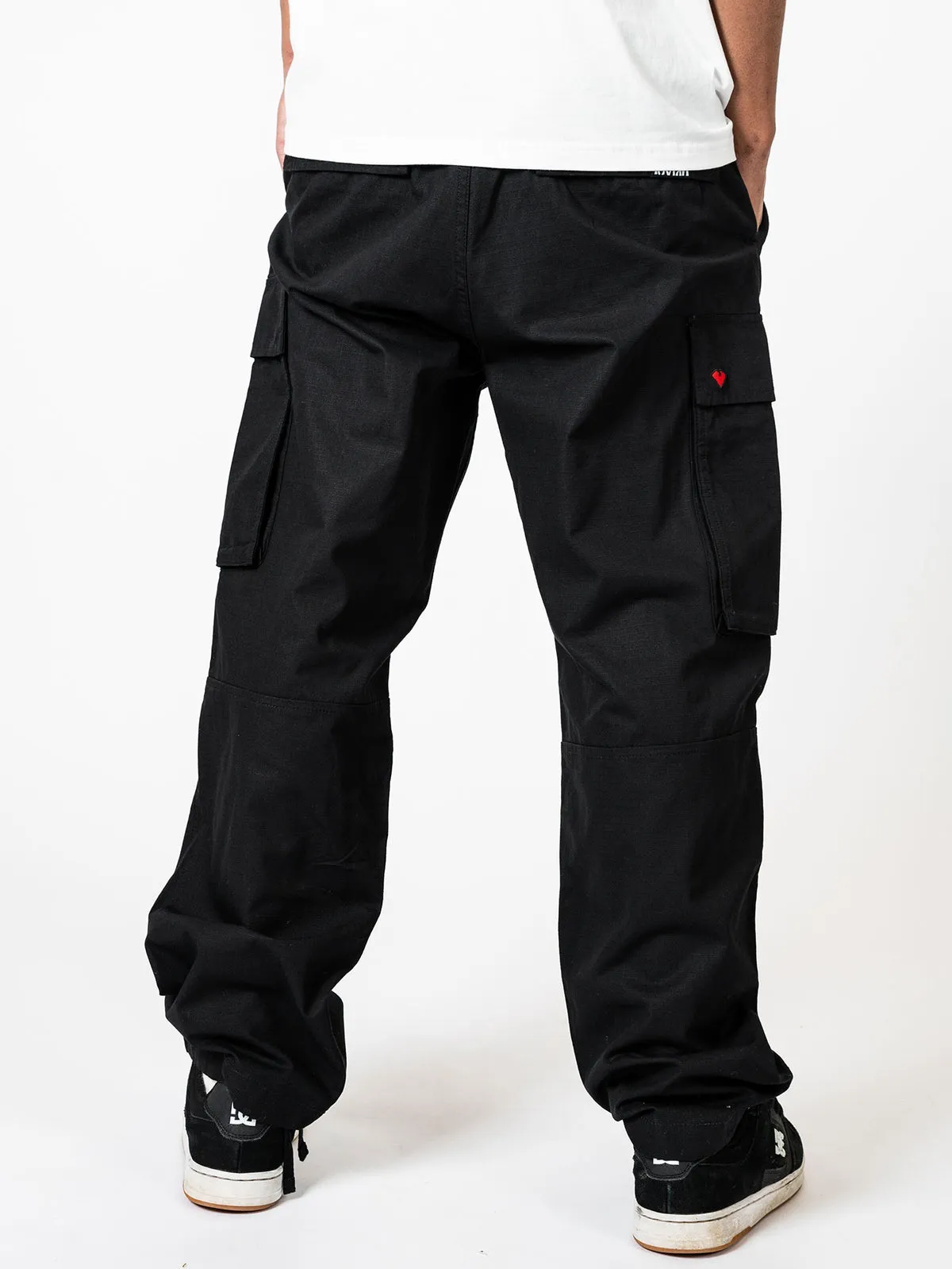 Urban Classics RIPSTOP CARGO PANTS - Pantalones cargo - black