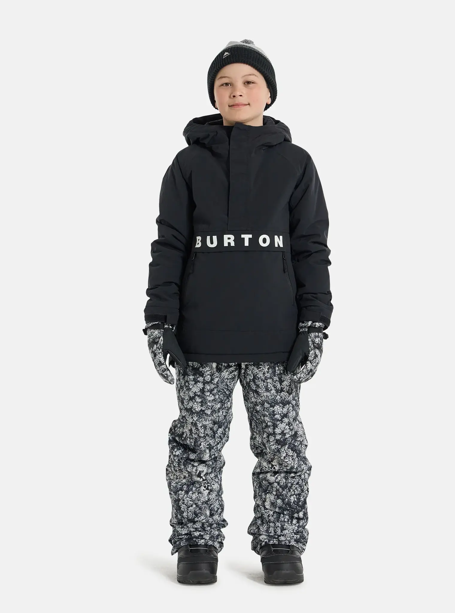 BURTON YOUTH FROSTNER 2L ANORAK TRUE BLACK Universe Boardshop