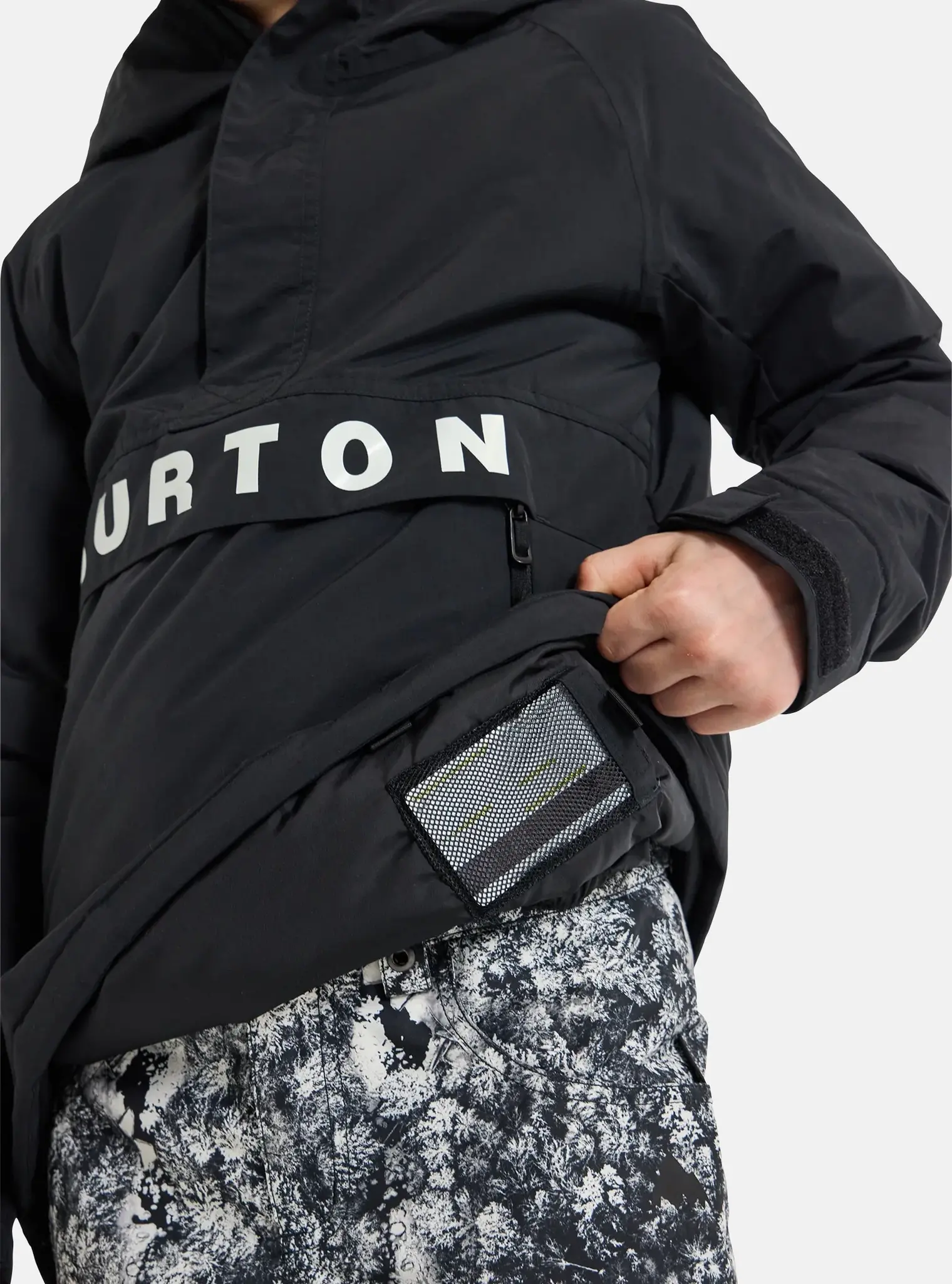 BURTON YOUTH FROSTNER 2L ANORAK TRUE BLACK Universe Boardshop