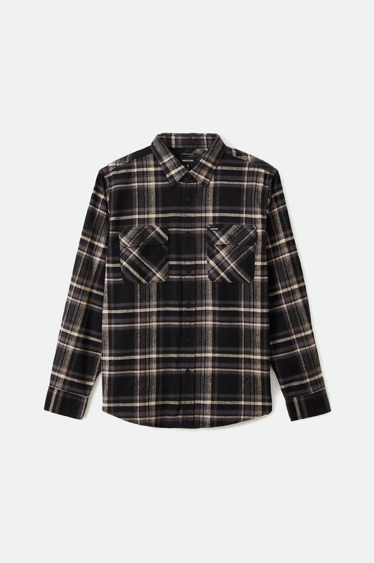 Brixton BOWERY STRETCH FLANNEL BLACK