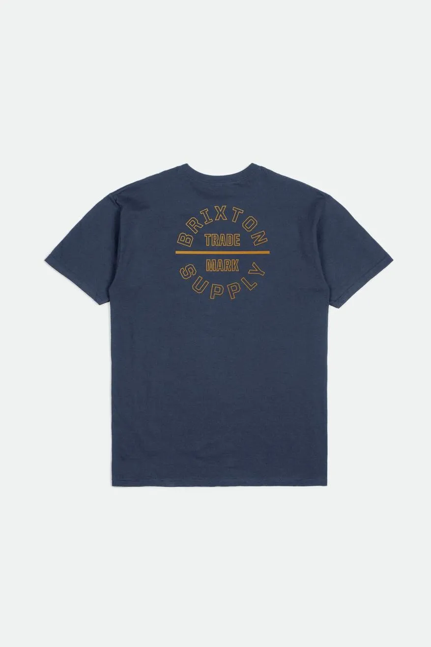 BRIXTON OATH V WASHED NAVY Universe Boardshop