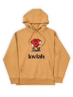 LOVIAH HEART PRINT CAMEL