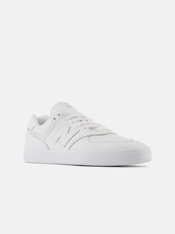 New Balance MEN'S NUMERIC 574 VULC WHITE/WHITE