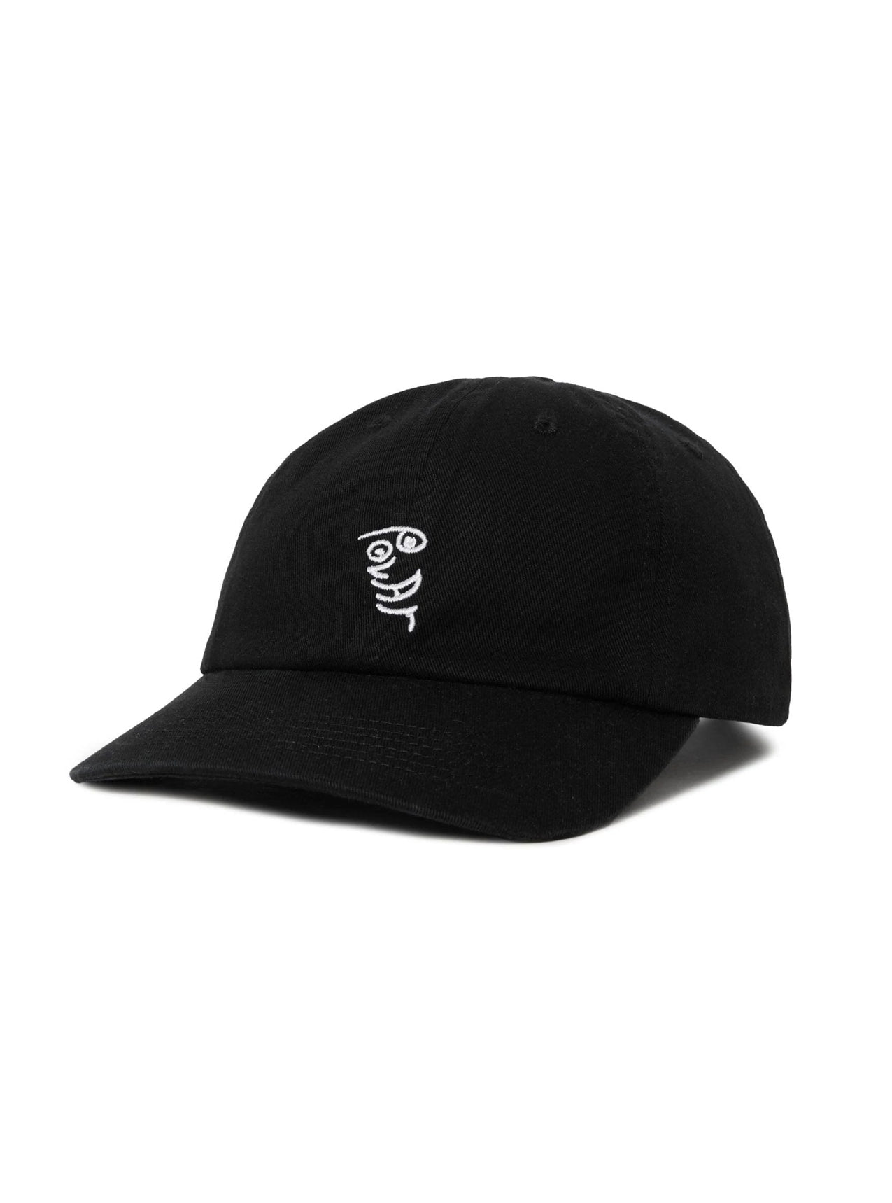 Polar skate co. POLAR FACE LOGO CAP BLACK