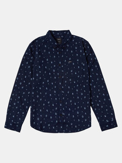 RVCA THATLL DO PRINT SHIRT NAVY MARINE