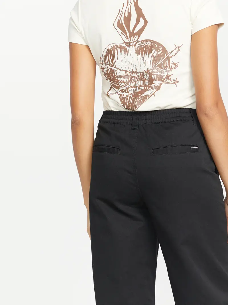 Volcom FEMMES THISTHATTHEM SKATE PANTS BLACK
