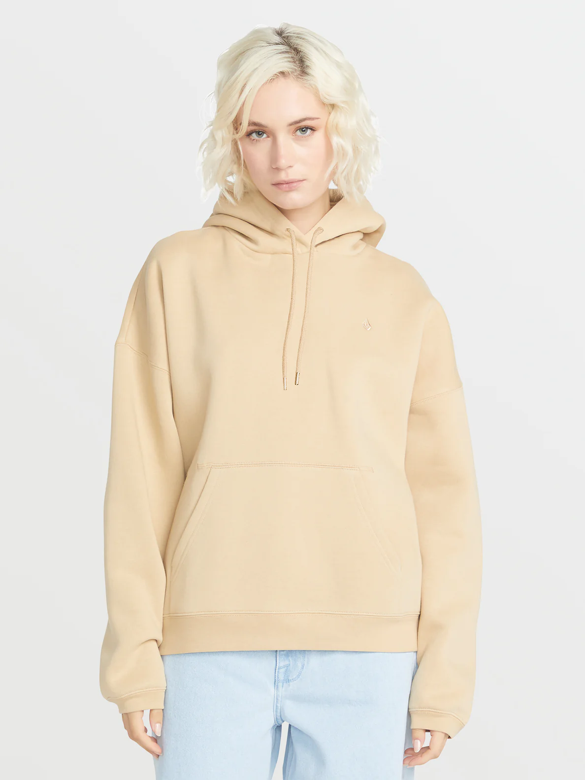 Volcom FEMME STONE HEART II HOODIE KHAKI