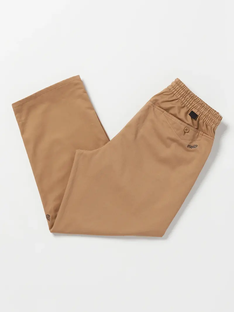 Volcom HOMMES SKATE VITALS SIMON BANNEROT ELASTIC WAIST DUSTY BROWN
