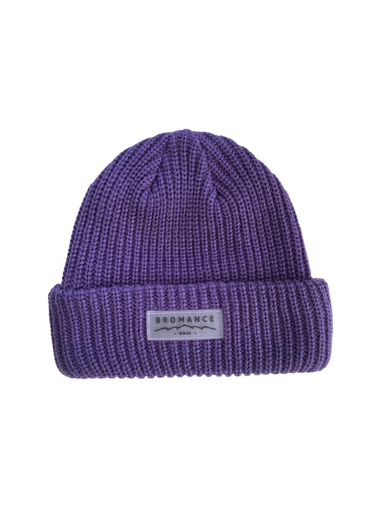 Bromance YOUTH BEANIE FLEECE LINED PURPLE