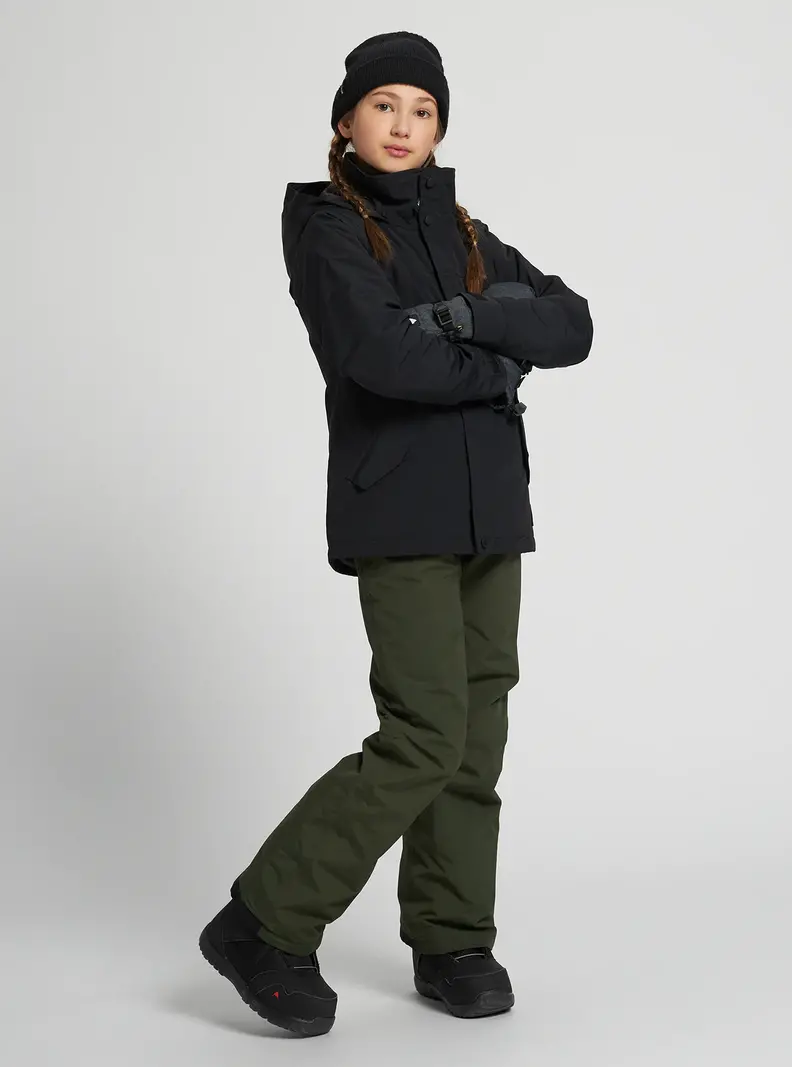 Burton YOUTH ELODIE 2L JACKET TRUE BLACK