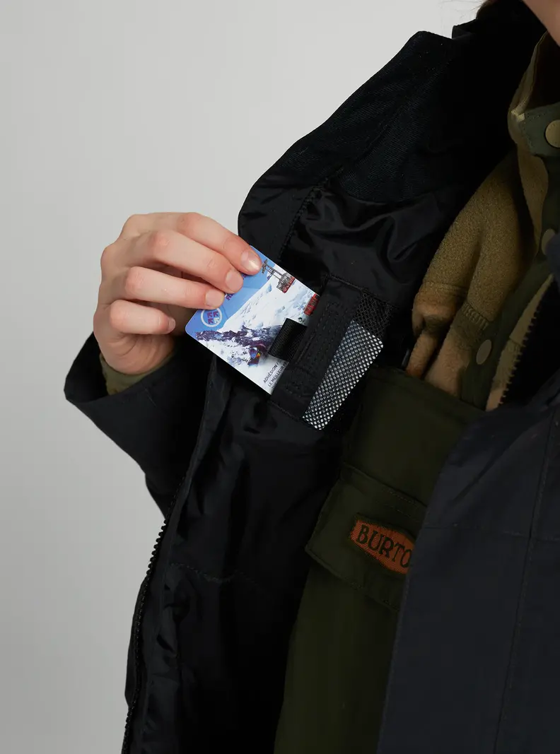 Burton YOUTH ELODIE 2L JACKET TRUE BLACK