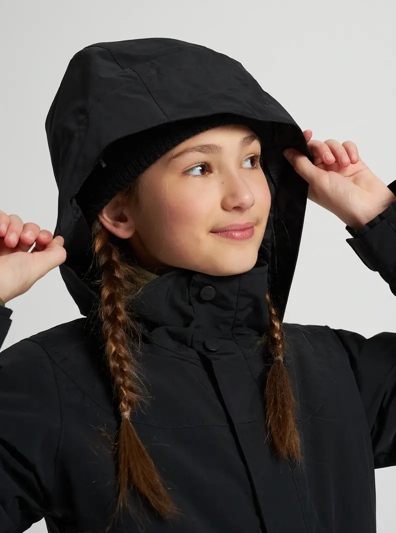 Burton YOUTH ELODIE 2L JACKET TRUE BLACK