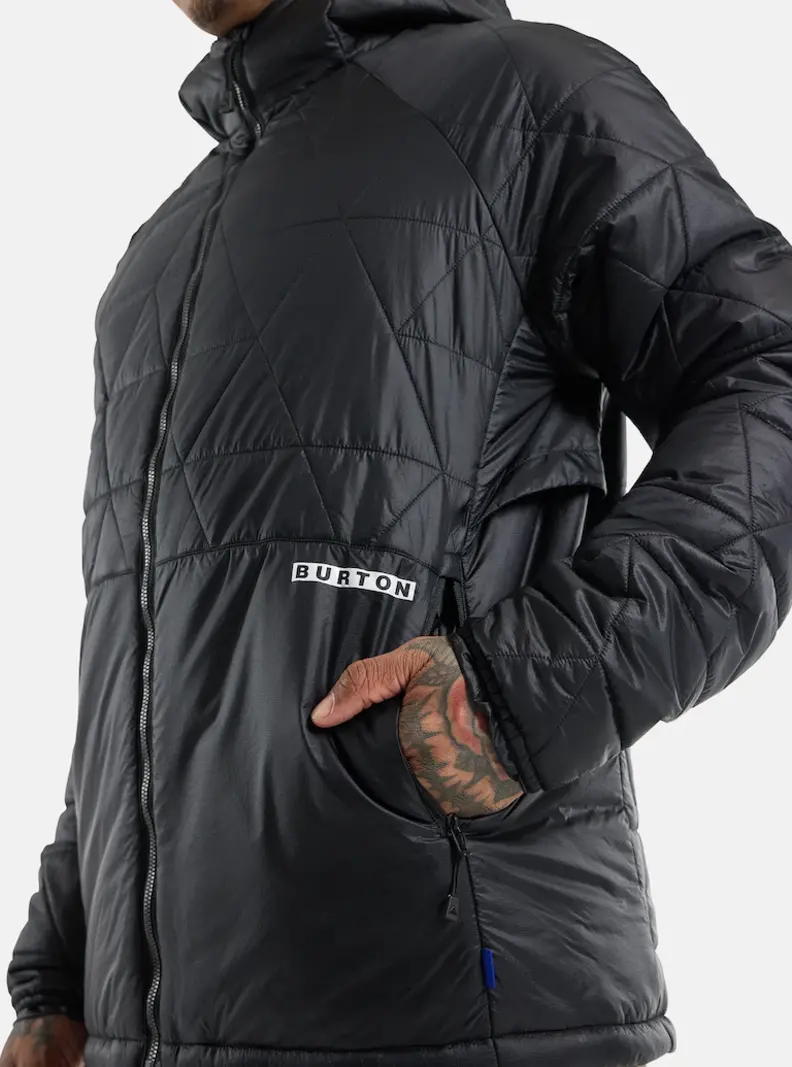 Burton MEN'S VERSATILE HEAT INSULATED JACKET TRUE BLACK