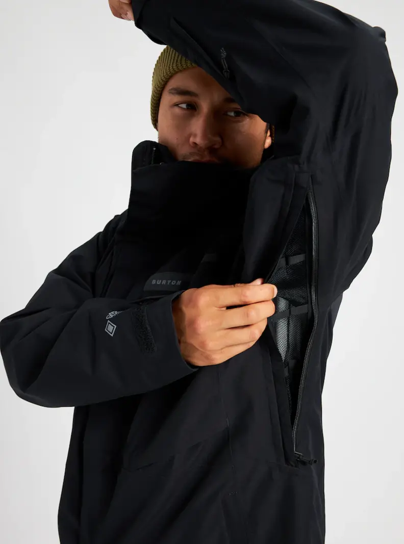 Burton MEN'S GORE-TEX POWLINE 2L JACKET TRUE BLACK
