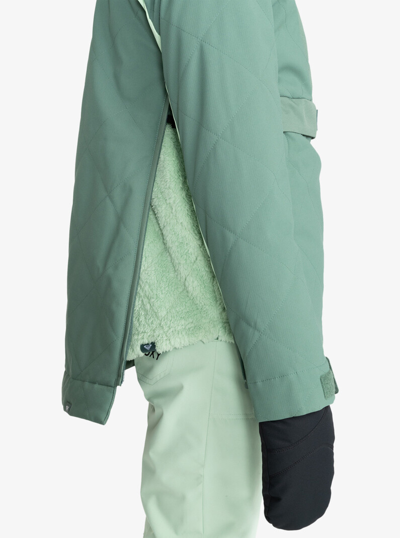 Roxy FEMMES RADIANT LINES OVERHEAD JACKET DARK FOREST