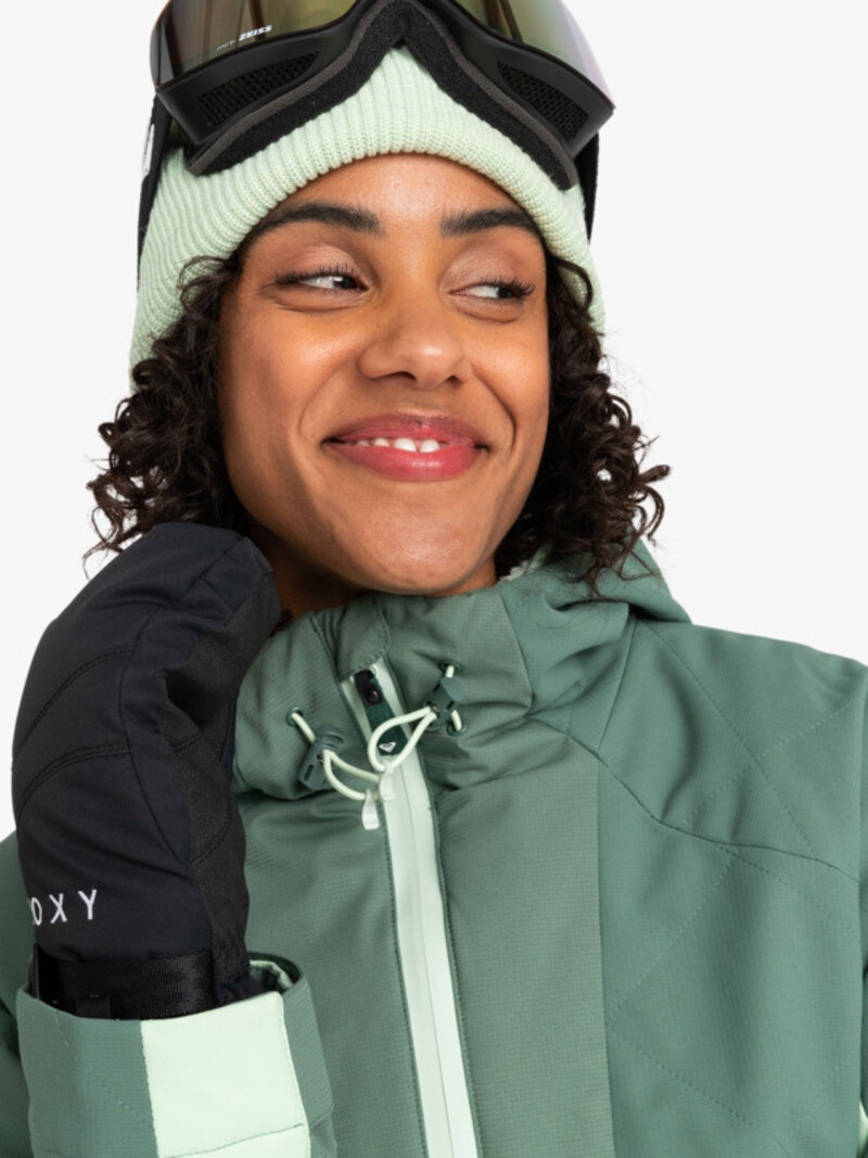 Roxy FEMMES RADIANT LINES OVERHEAD JACKET DARK FOREST