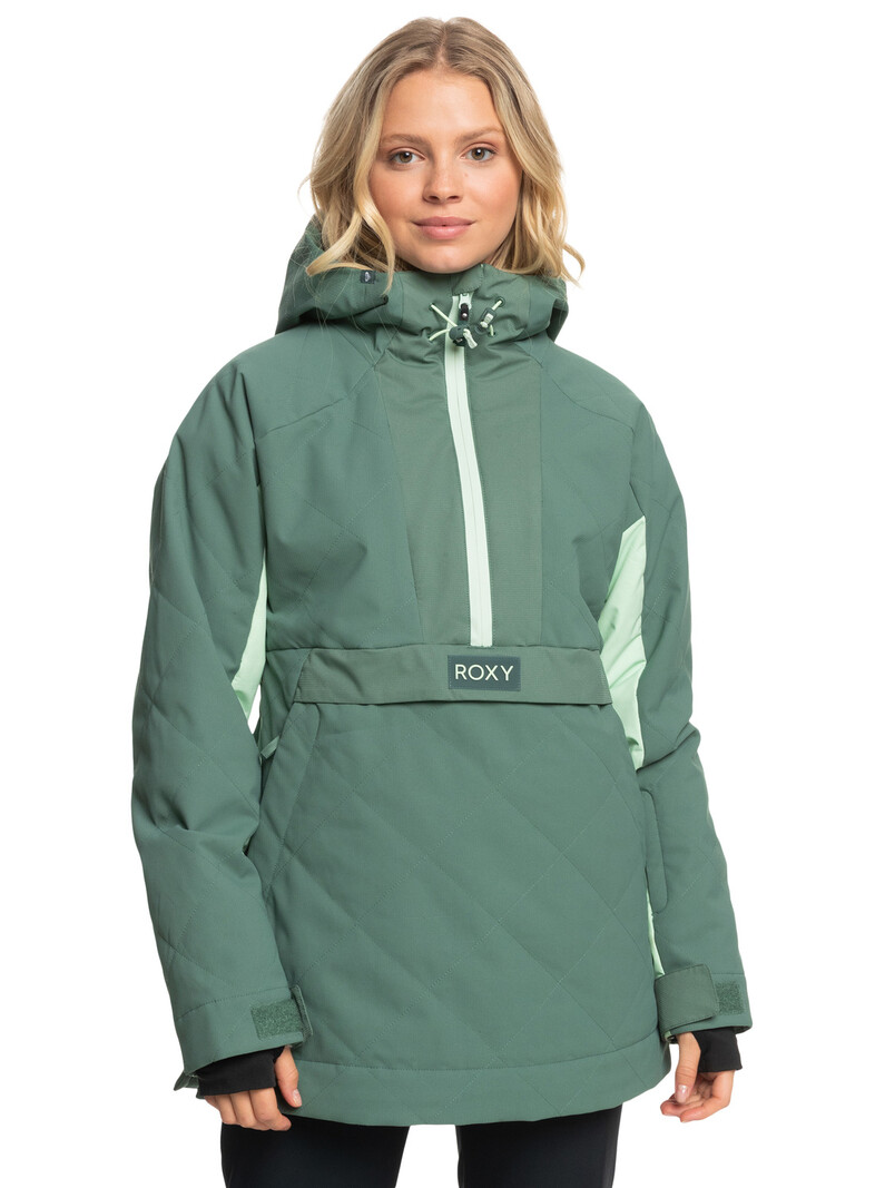 Roxy FEMMES RADIANT LINES OVERHEAD JACKET DARK FOREST