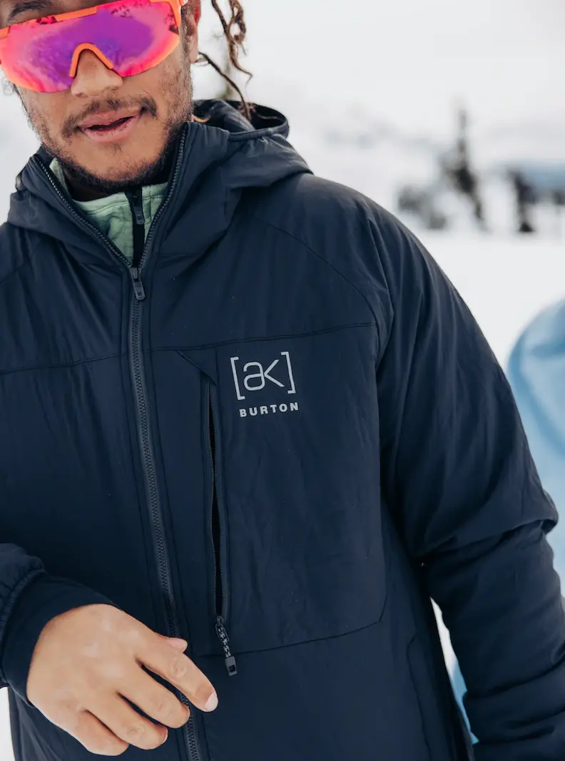 Burton HOMMES AK HELIUM HOODED INSULATED JACKET TRUE BLACK