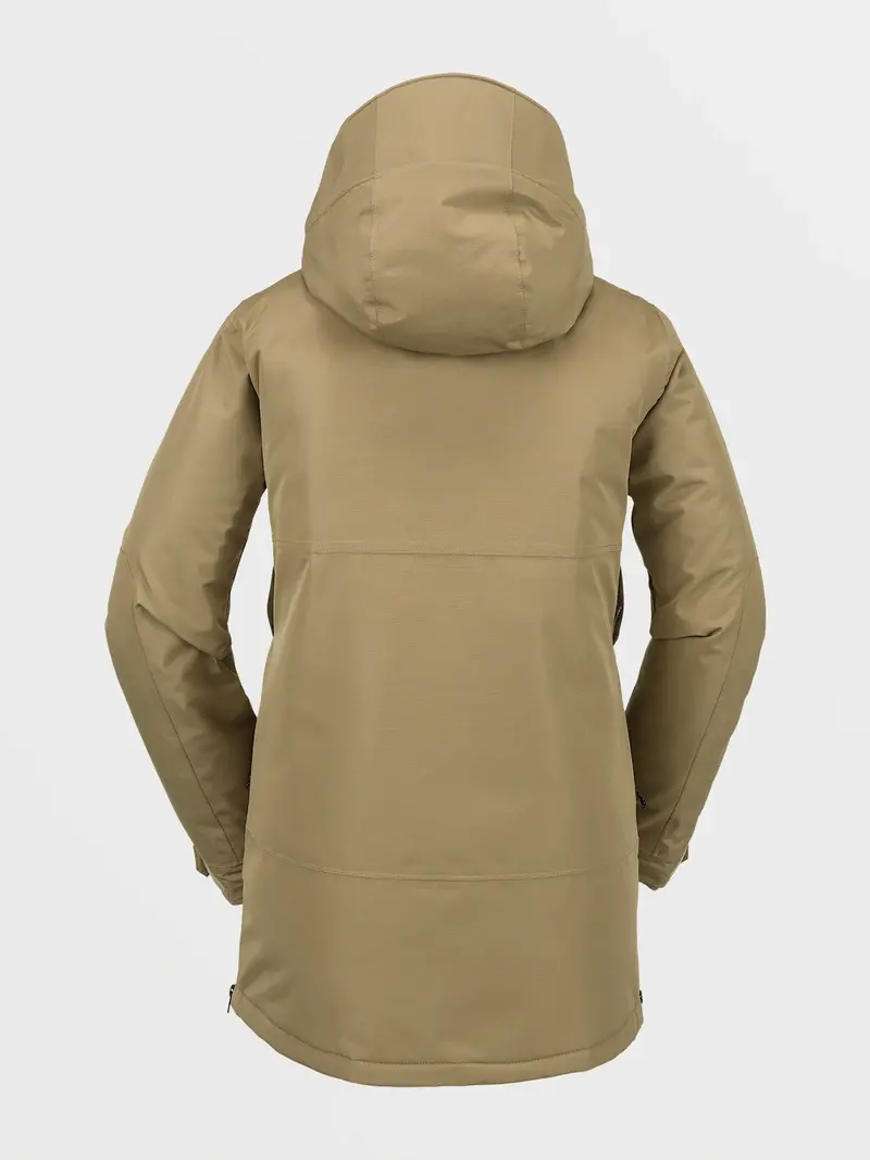 Volcom WOMEN'S PAXSON 2L PARKA DARK KHAKI