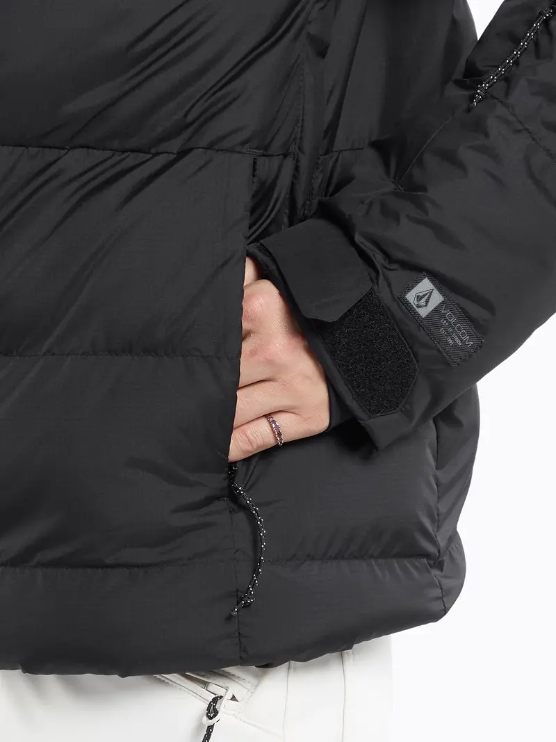 Volcom WOMEN'S PUFFLEUP JACKET BLACK