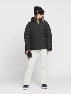 Volcom WOMEN'S PUFFLEUP JACKET BLACK