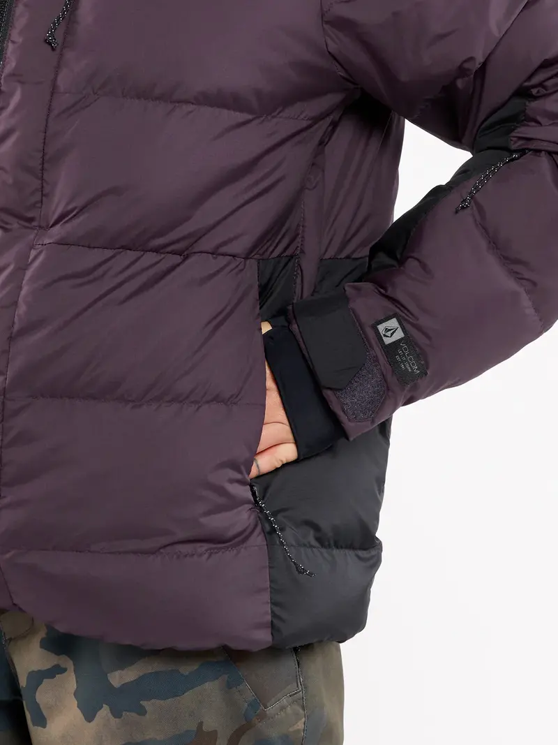 Volcom FEMMES PUFFLEUP JACKET BLACKBERRY