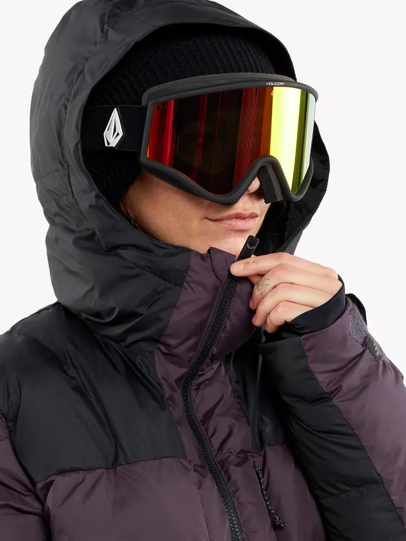 Volcom FEMMES PUFFLEUP JACKET BLACKBERRY