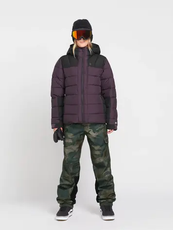 Volcom FEMMES PUFFLEUP JACKET BLACKBERRY