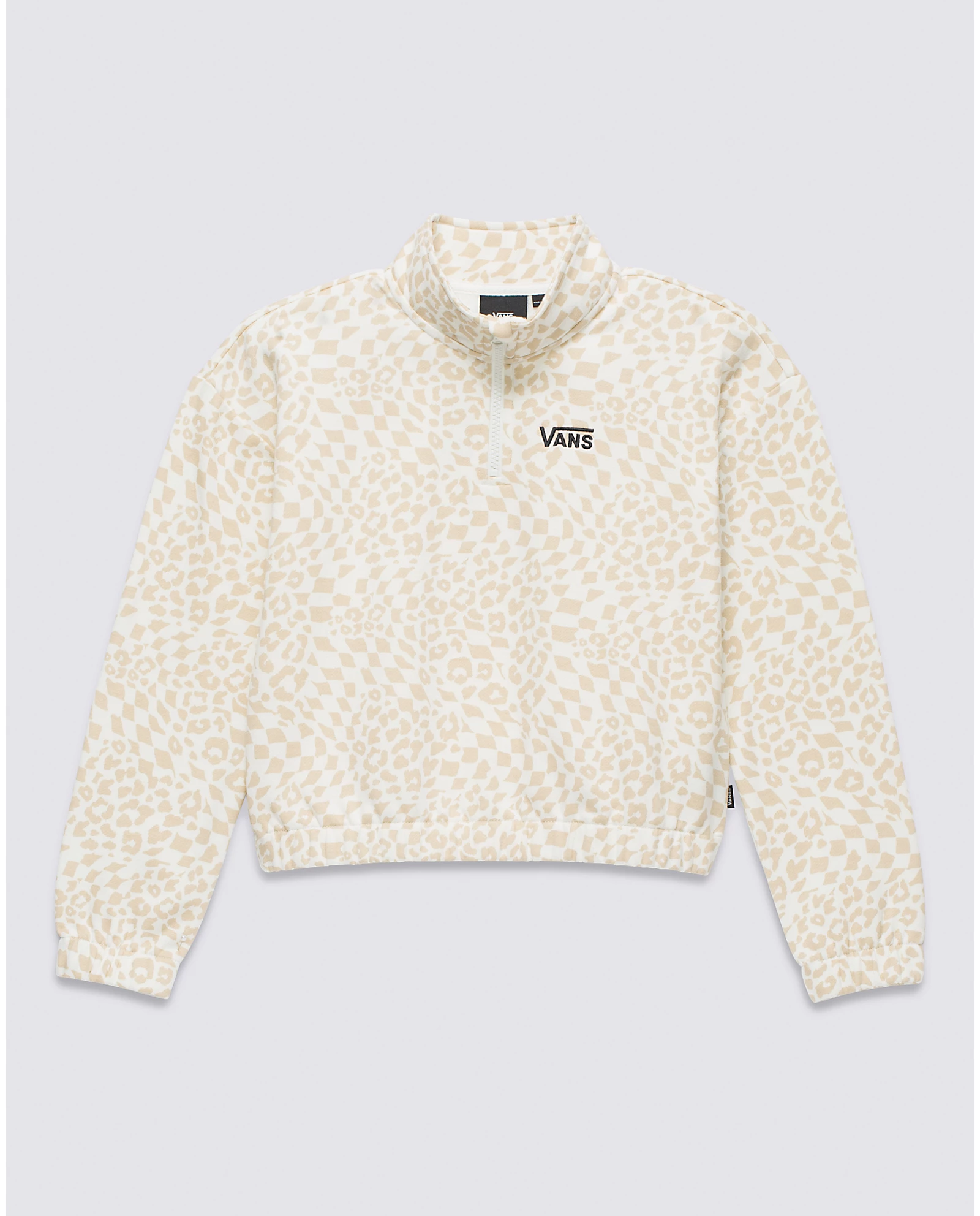 Vans JUNIOR PRINTED HALF ZIP MOCK MOJAVE DESERT