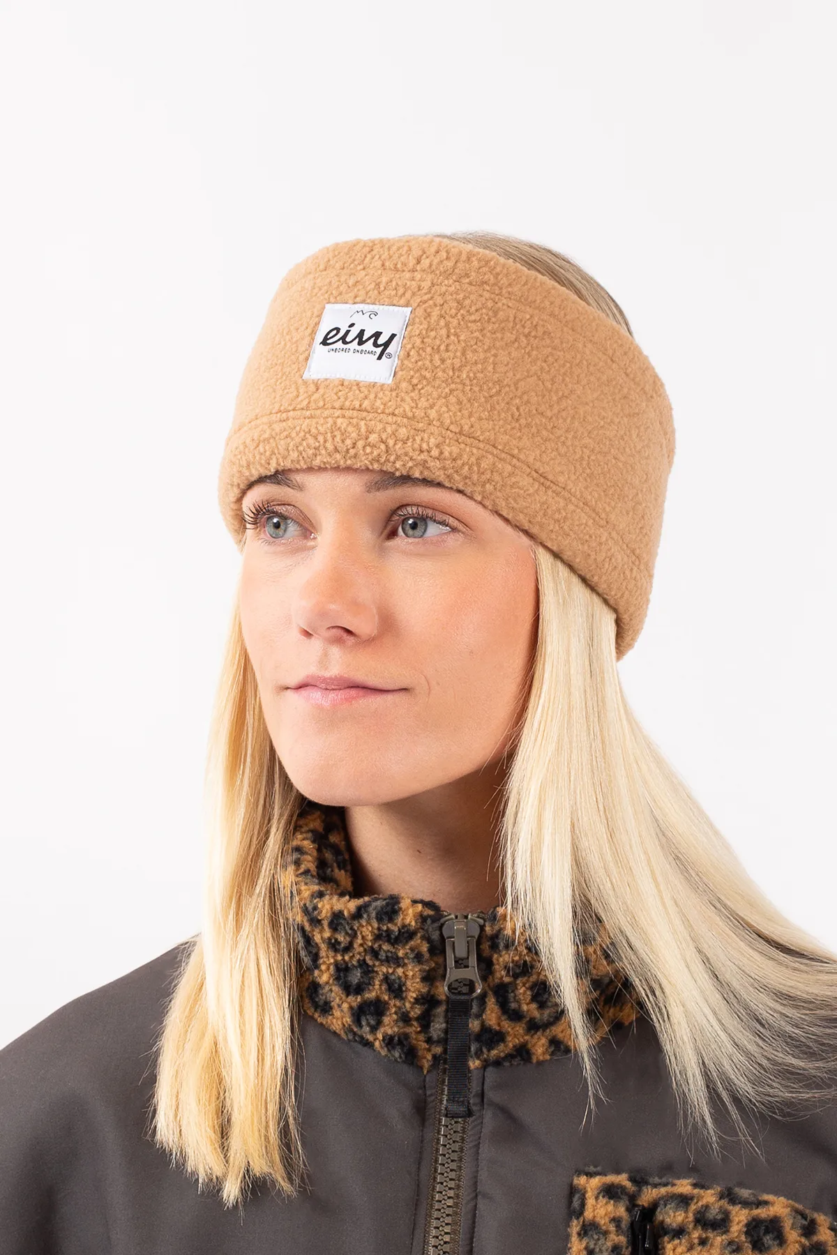 Eivy WOMEN THROWBACK SHERPA HEADBAND FADED COFFEE