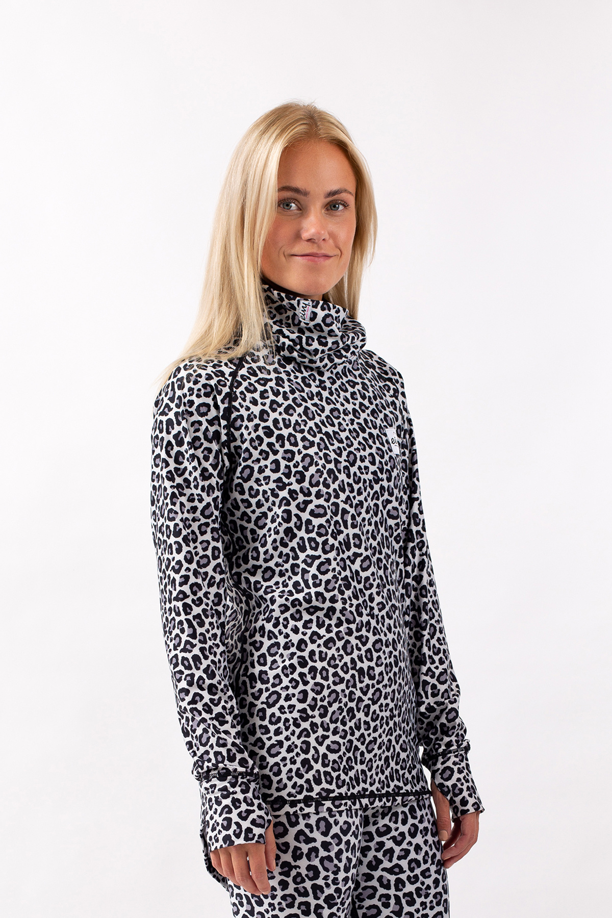 Eivy FEMME ICECOLD GAITER TOP SNOW LEOPARD