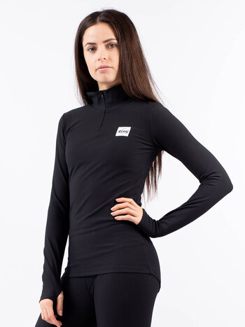 Eivy WOMEN'S JOURNEY RIB TOP BLACK