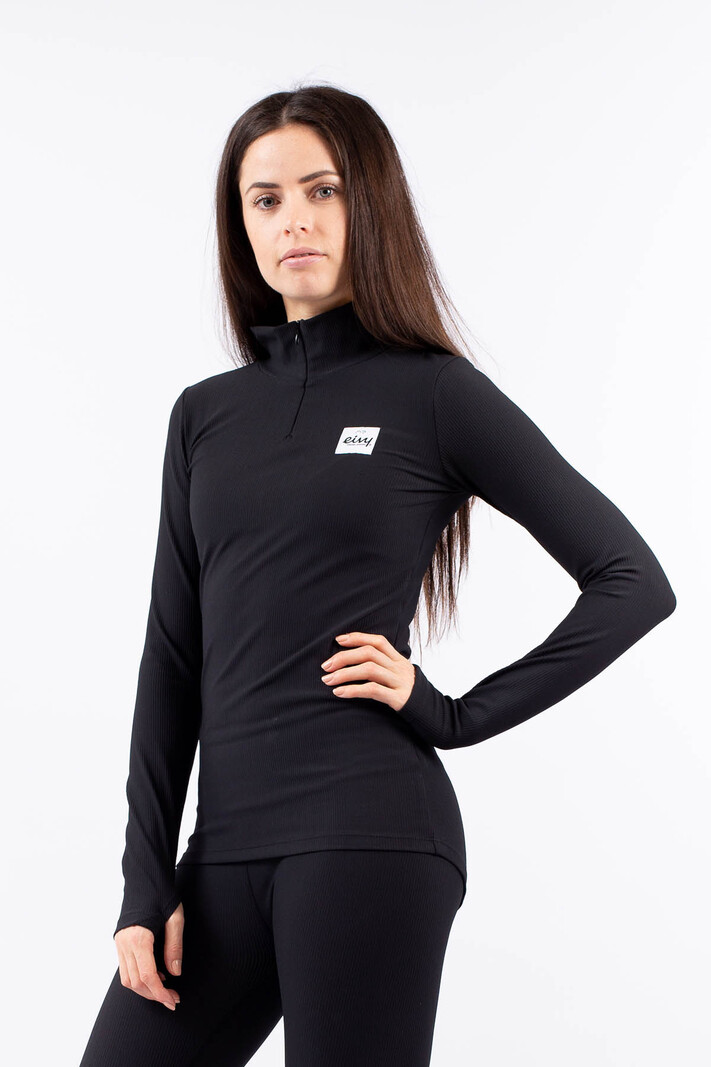 Eivy FEMMES JOURNEY RIB TOP BLACK