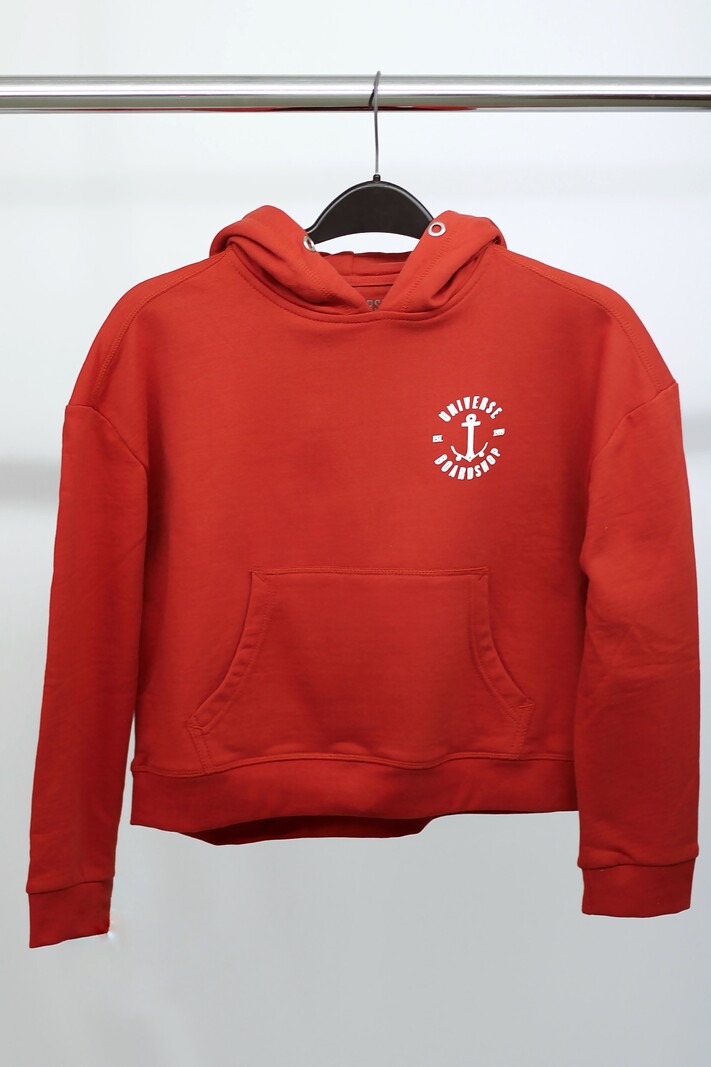 Universe Boardshop JUNIOR CROP HOODY ST CLASSIC ANCRE