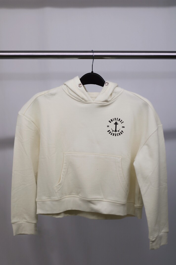 Universe Boardshop JUNIOR CROP HOODY ST CLASSIC ANCRE