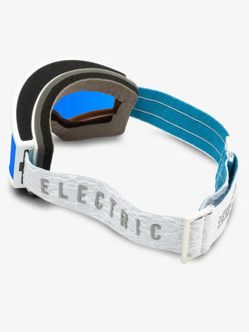 Electric KLEVELAND.S MATTE WHITE NURON/BLUE CHROME + YELLOW BLUE